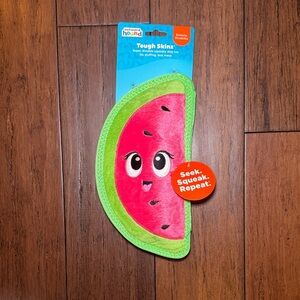 NWT Outward Hound Pink and Green Watermelon Dog Toy